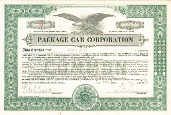 Package Car Corporation